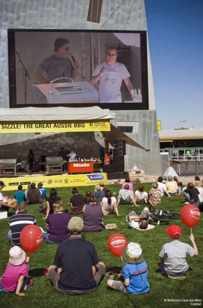 free movie at Federation Square